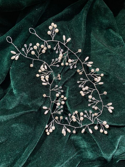 Прикраса на волося, свадебное украшение, свадебная прическа