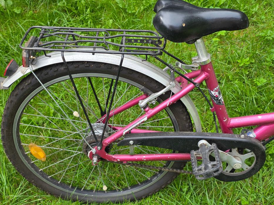 Rower Pegasus koła 24'' damka 7 biegów i dynamo w piaście