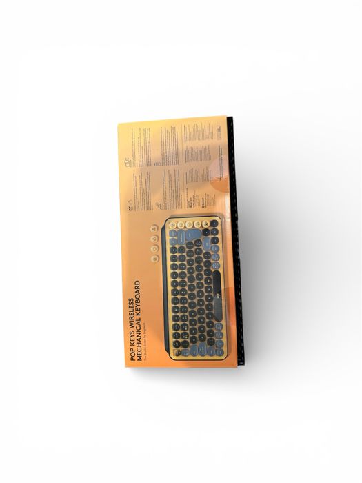 Klawiatura logitech POP-KEYS żółto-szaro-czarna