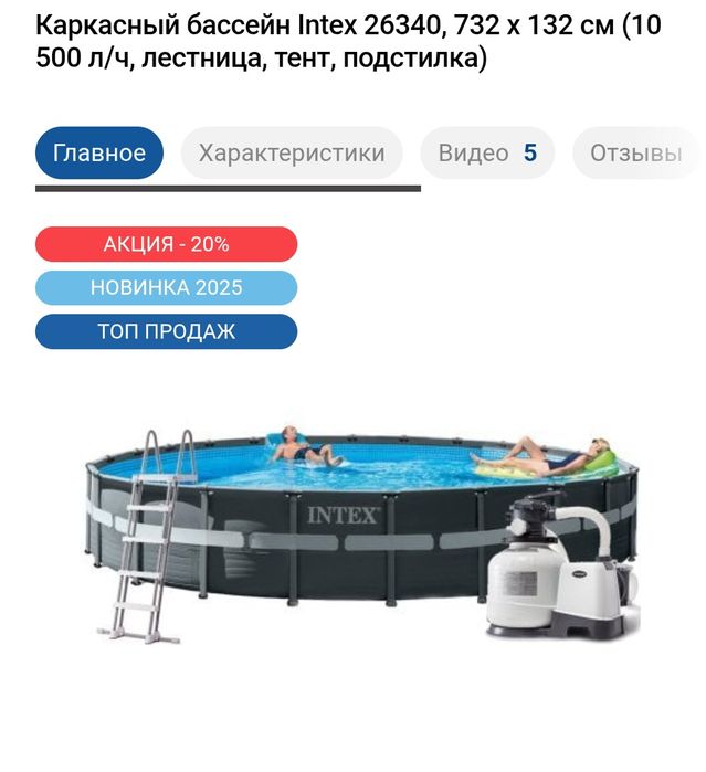 Басейн каркасний