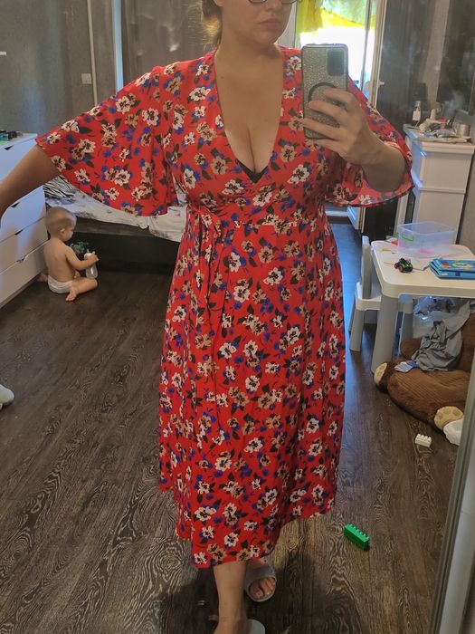 Летний сарафан на запах