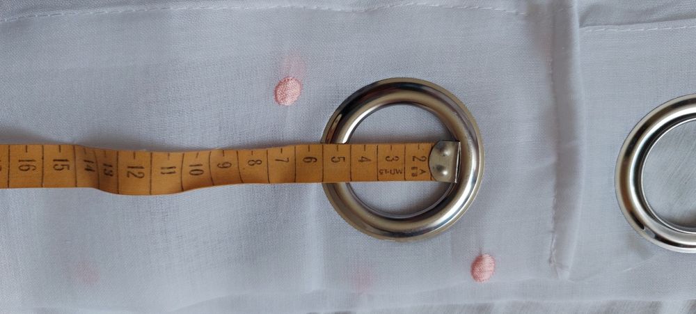 Две Тюль / Шторы белые DECONOVO на люверсах