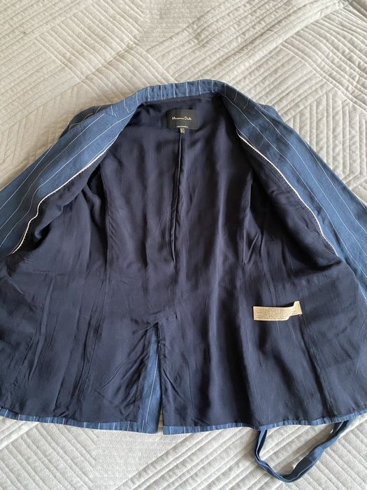 Піджак лляний massimo dutti пиджак льняной массимо дутти