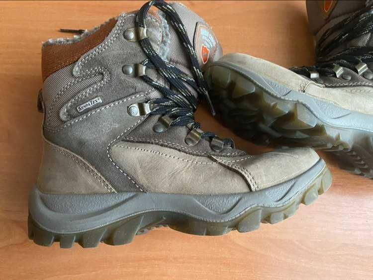 Buty trzewiki kozaki zimowe, górskie Snow Cross Mountain roz. 34