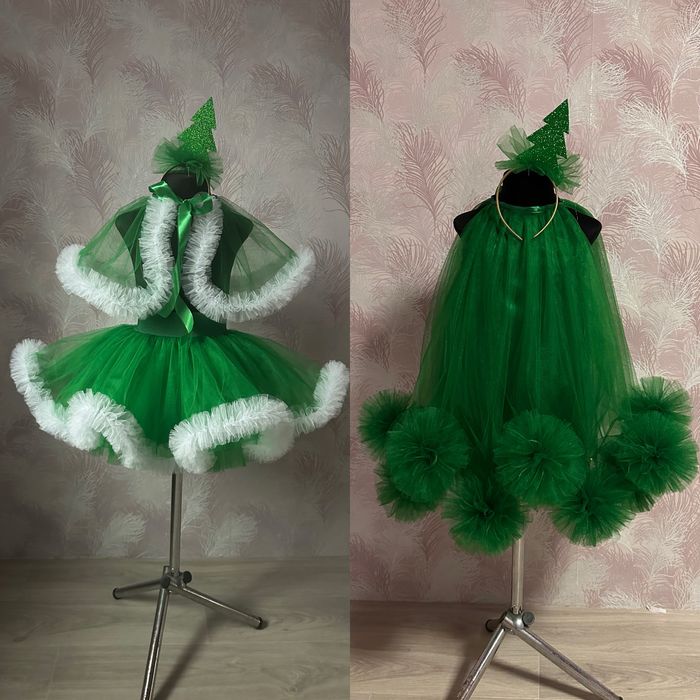 Костюм жабки , капусти , зелена червона фатінова спідниця