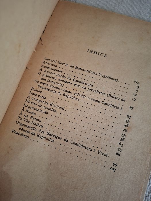 Livro do General Norton de Matos