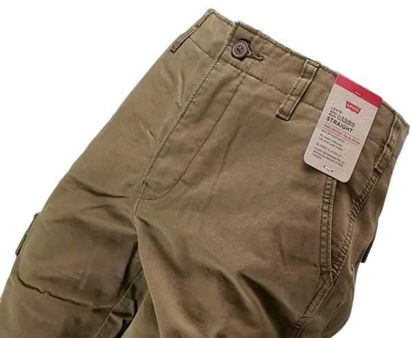 Męskie spodnie Levi's XX Cargo - Straight bojówki Levis nowe - W32/L34