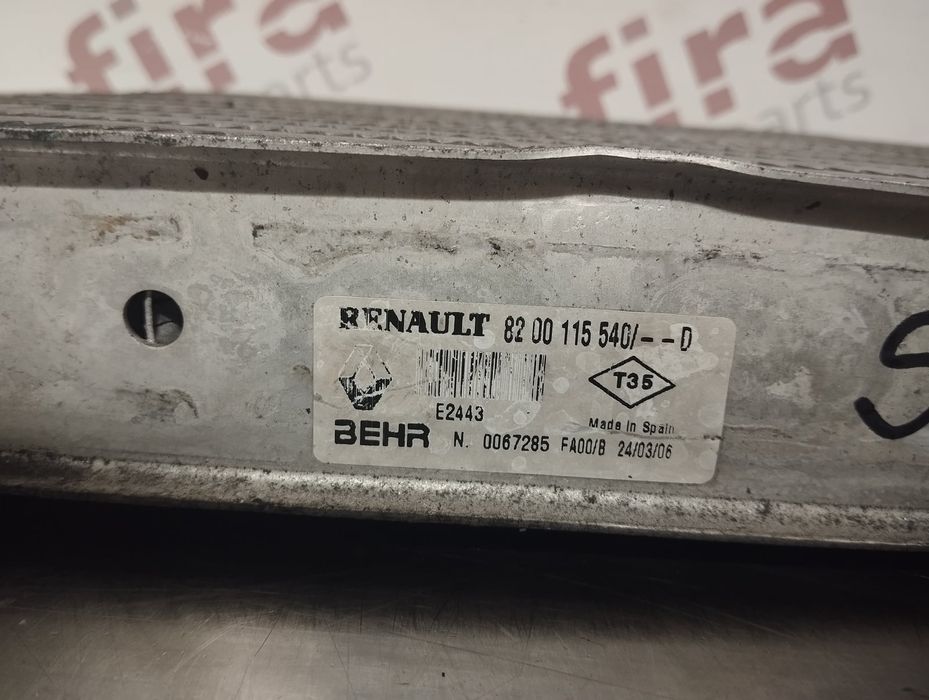 Radiador do Intercooler RENAULT SCÉNIC I Veículo multiuso - 8200115540D