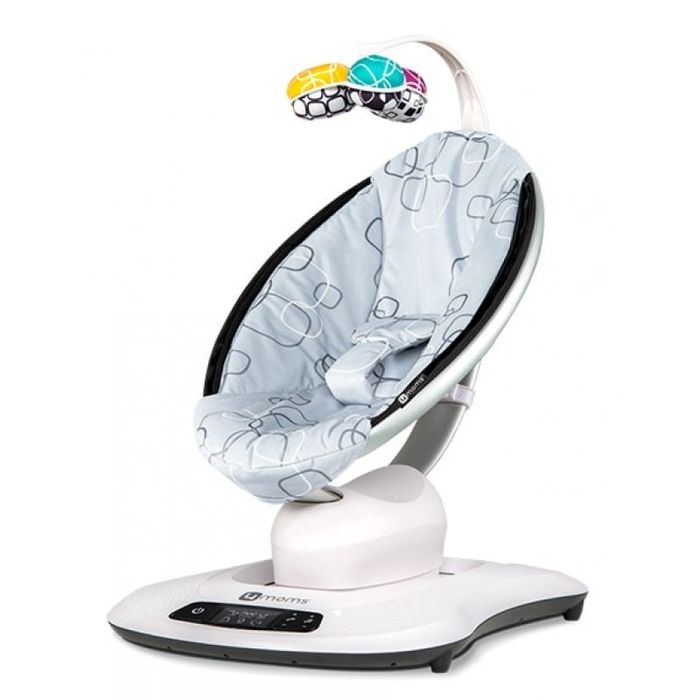 Гойдалка для малят укачивающий центр 4moms silver кресло качалка