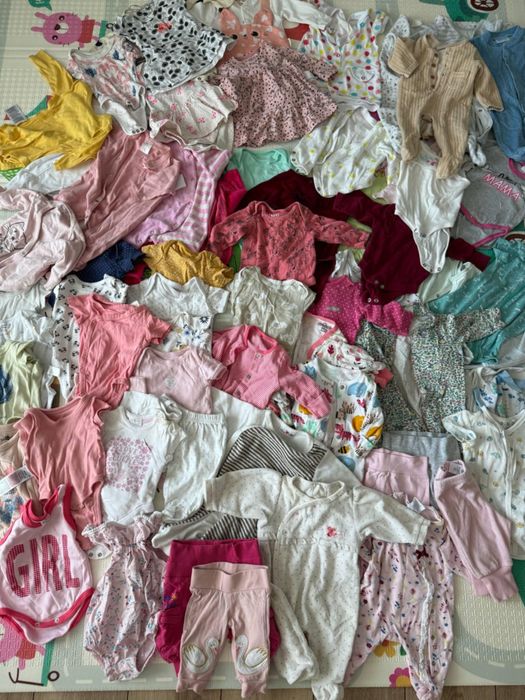 Megapaka/wyprawka 56-68 dla dziewczynki okres letni