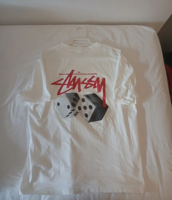 Camisola branca stussy
