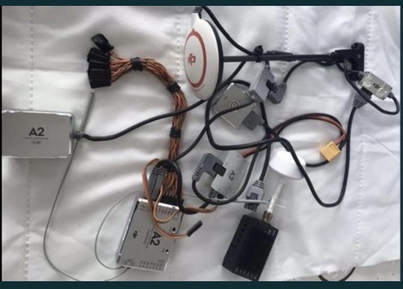 DJI A2 completa( gps plus,IMU,PMU, Controller, Led,cablagem)