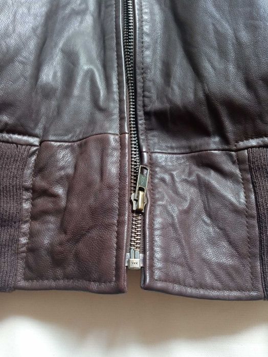 alpha industries  MA-1 damska skóra flek pilotka S size jak nowa