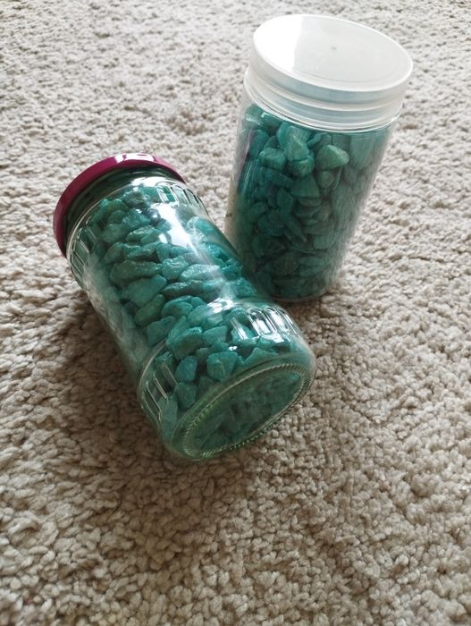 Pedras decorativas - azul turquesa