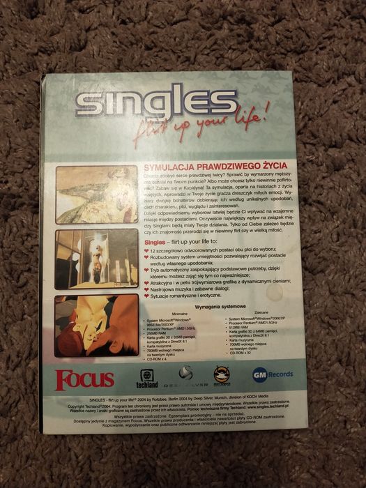 Singles -symulacja prawdziwego życia PC CD-ROM