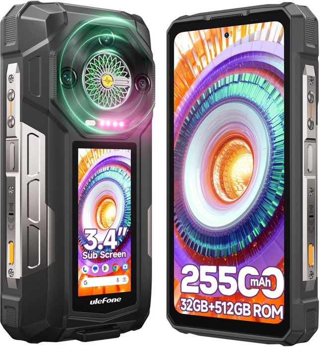 Смартфон Ulefone Armor 33 Pro 16/512Gb Phantom Black Global version