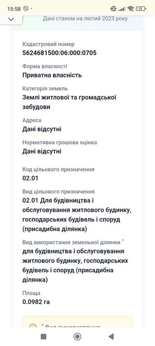 продам земельну ділянку 40 сот