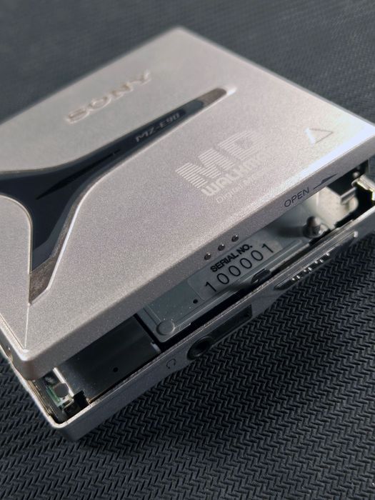 Sony MD Walkman MZ-E90 - leitor de MiniDisc - raro Nº Série 100001
