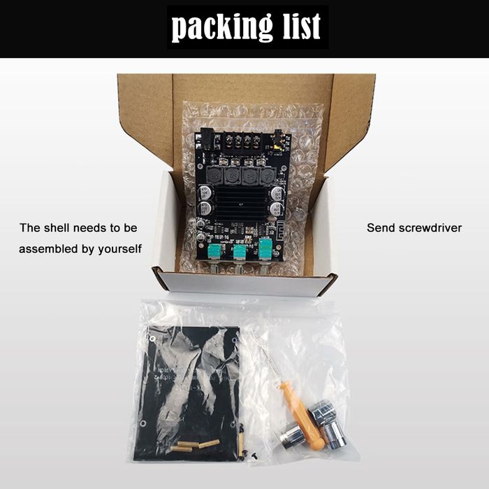 ZK-1002T усилитель мощности 2*100W, cs8673e підсилювач потужності AUX