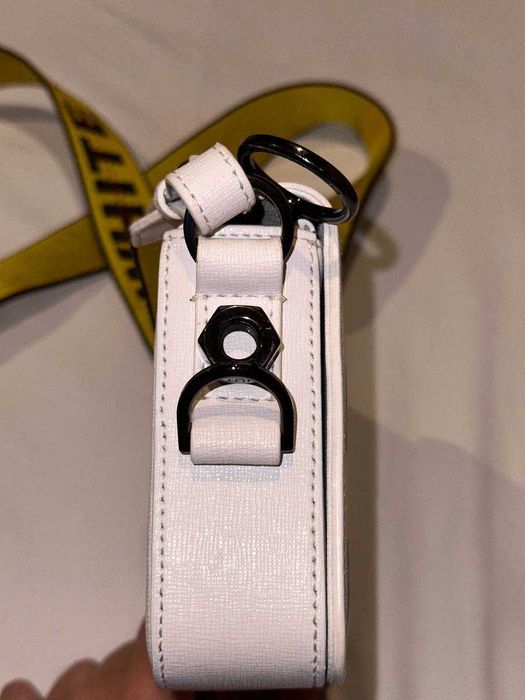 Off-White Mini Binder Clip Bag