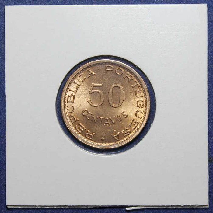Moeda 50 Centavos 1973 Moçambique - NOVA