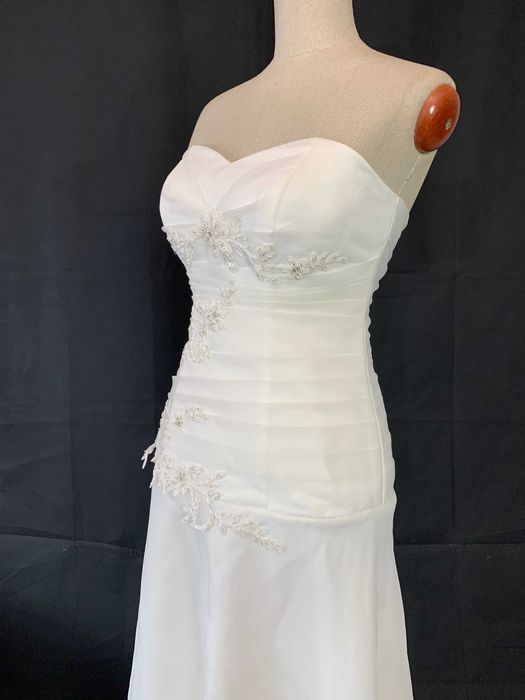 Nowa suknia ślubna M/L 38/40 biała likwidacja salonu outlet fairycore