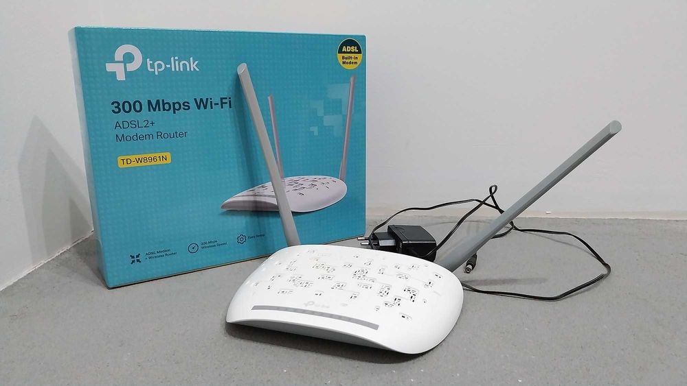 Router modem ADSL ADSL2+ TP-Link TD-W8961N Neostrada W-Fi komplet