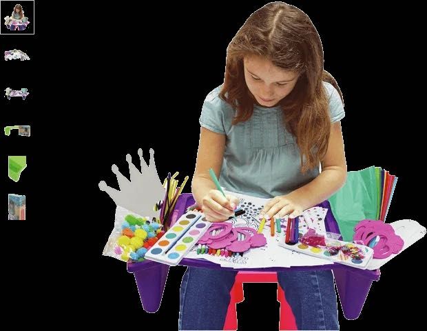 Chad Valley Craft Tray Zestaw Kreatywny Taca do Rękodzieła i akcesoria