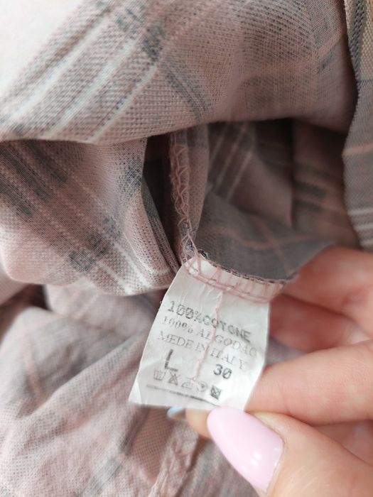 koszula tunika w kratkę r. 40