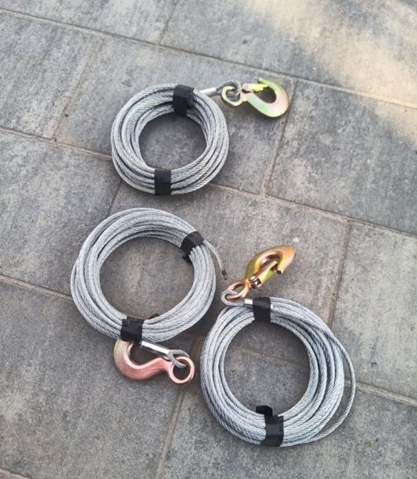 Lina stalowa z hakiem