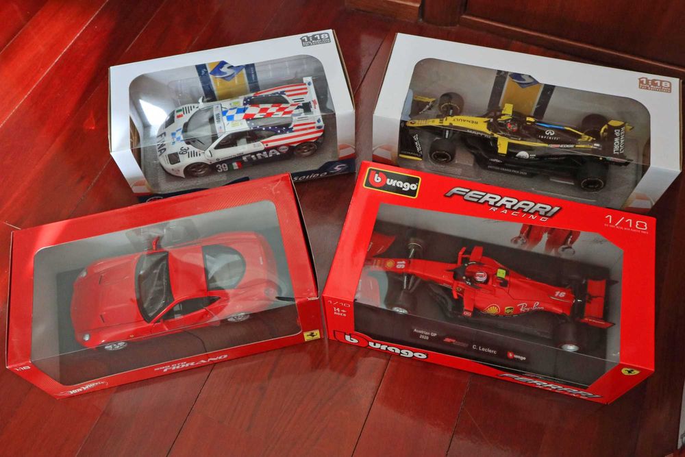 Miniaturas 1:18 Ferrari / 24h Le Mans - Hotwheels / Solido