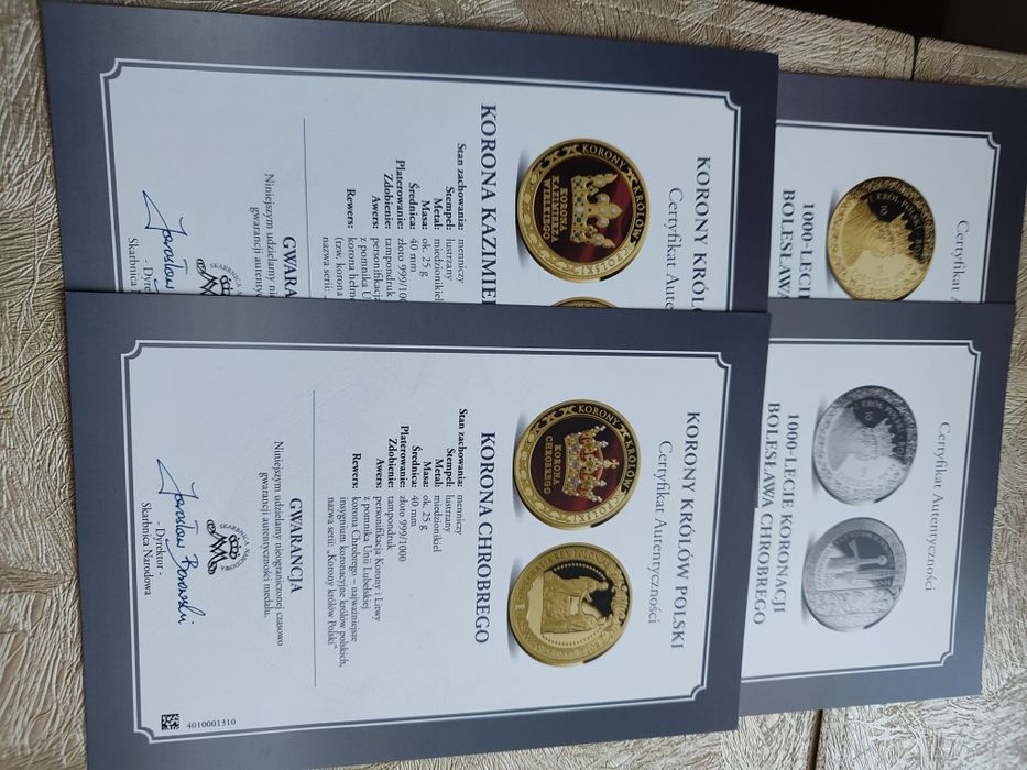 Medale korony królów polskich