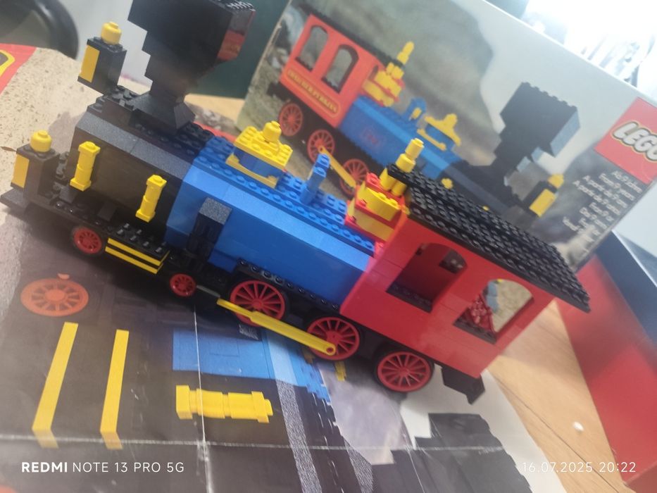 lego Thatcher Perkins Locomotive 396 z 1976 r karton instrukcja