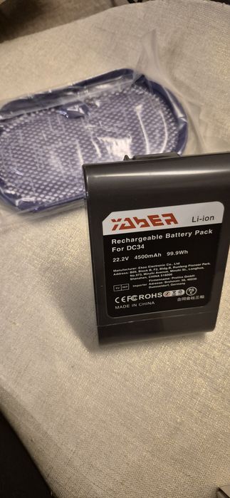 Bateria recarregável para modelo DC34
