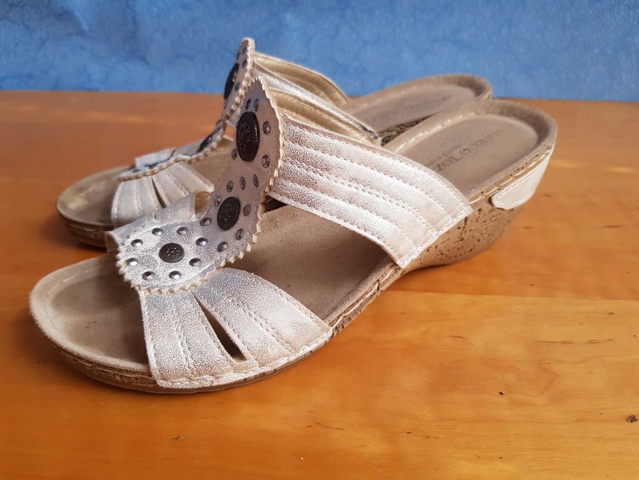 Klapki Marco Tozzi Skóra R 40 25cm