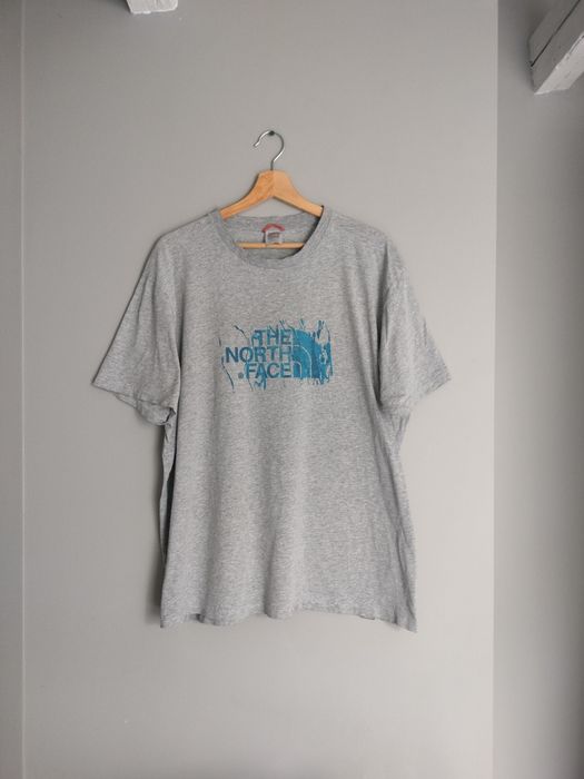 Szary T-shirt Koszulka The North Face Logo XL