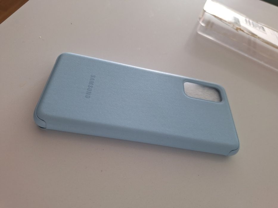Capa S20 smart clear View azul