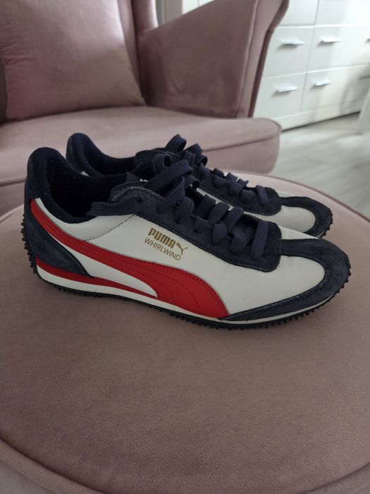 Buty puma granatowo- białe