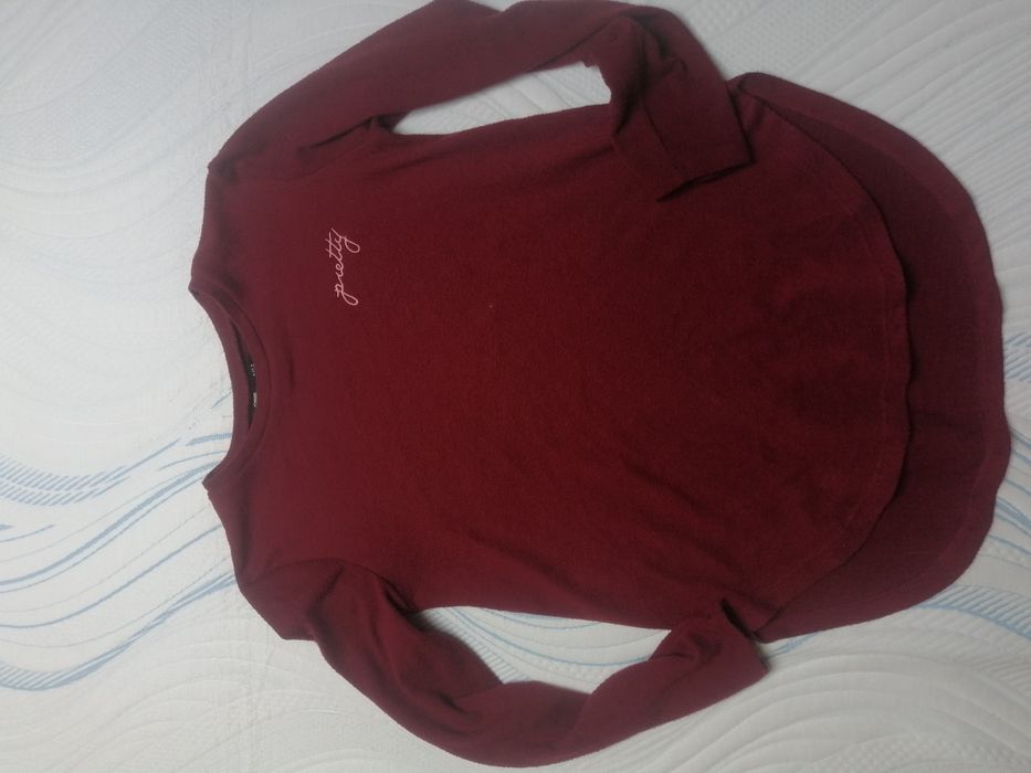 Swetr Sinsay rozmiar S burgundowy
