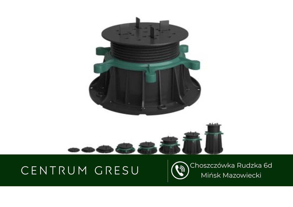 RENOPLAST wspornik regulowany do płyt tarasowych RENOPAD PRO 65-119mm