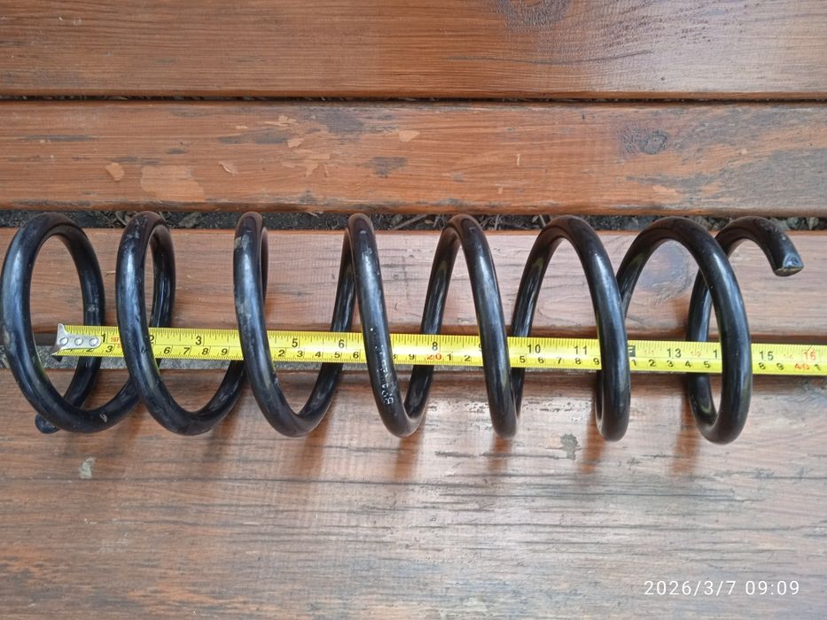 Высота 350, толщина витка 11.8,наруж.диам.110, внутр.86. кол-во витк 8