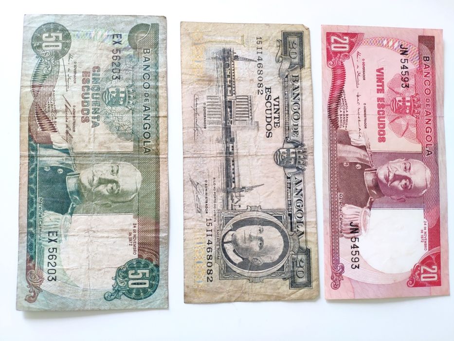 13 Notas Angola - escudos