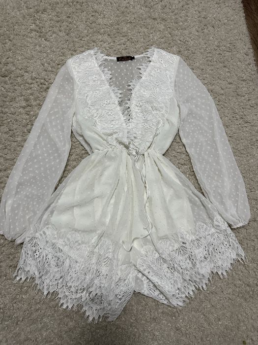 Комбінезон шифоновий з круживом