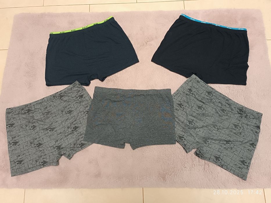 Zestaw bokserki 5szt 3XL 4XL