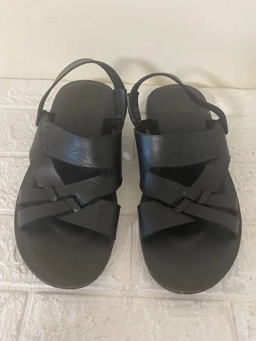 Шкіряні босоніжки, шльопанці, сандалі на хлопця. Чоловічі босоніжки.