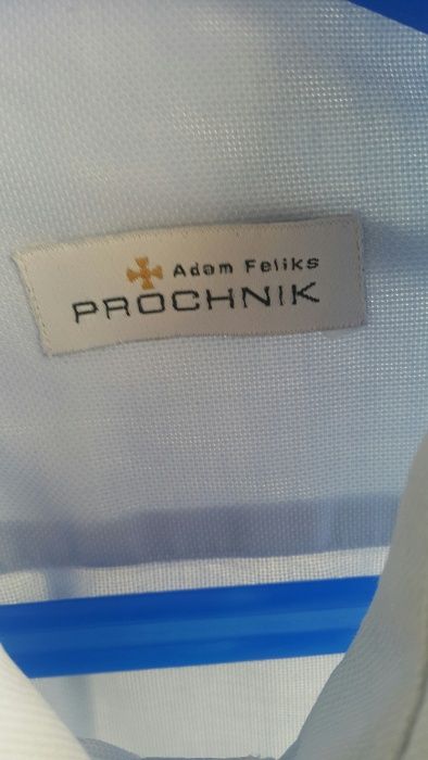 Koszula męska firmy PRÓCHNIK z długim rękawem niebieska 176-182 / 39