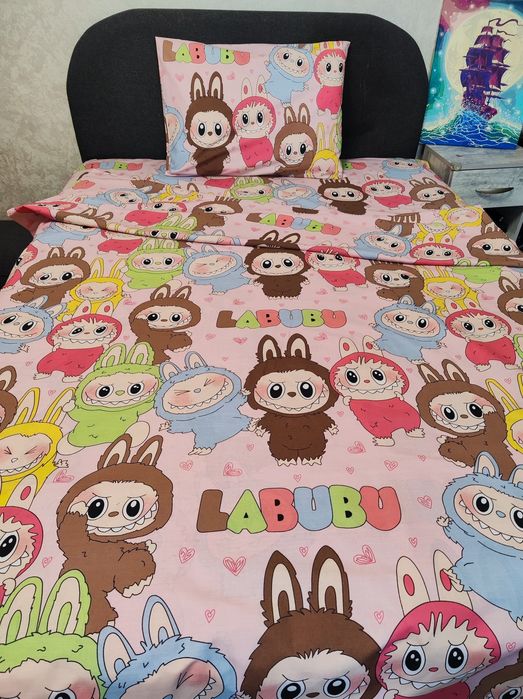 Постільна білизна Лабубу, в наявності та під замовлення