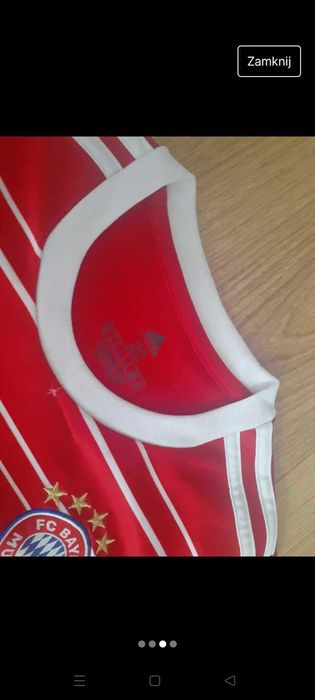 Koszulka piłkarska Bayern Monachium 134 cm, 9 lat OKAZJA!