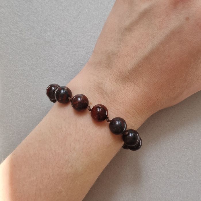 Красивий браслет з яшми 17см 18 см