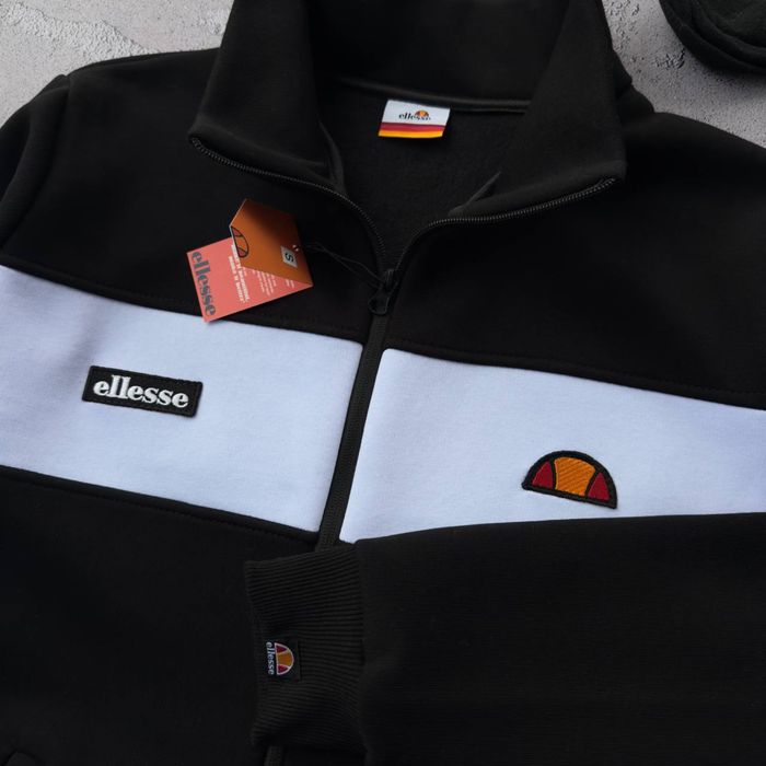 Чоловічий зимній спортивний костюм еліс на флісі Ellesse [S,M,L,XL,XXL] + шкарпетки в подарунок!